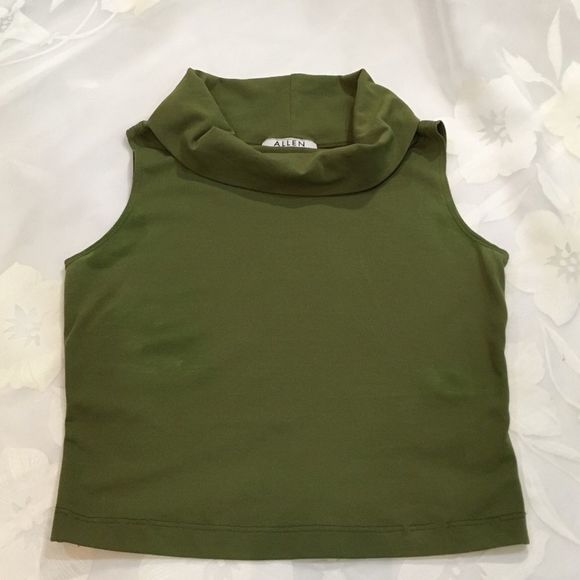 Vintage Allen By ABS Sleeveless Turtleneck - Picture 5 of 5